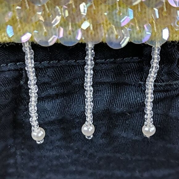 Vintage 60's Sequined Beaded Sweater Tank Top EUC! - Picture 5 of 15